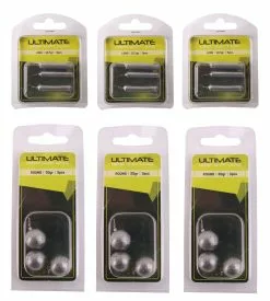 18 Pcs Ultimate Dropshot Lead In Different Weights
