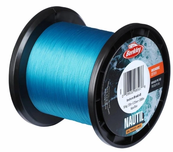 Berkley NAUTIL Braidx8 150m AquaBlue 4 Berkley NAUTIL Braidx8 150m AquaBlue - Image 4