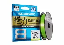 Shimano Kairiki 8 Braid 150 M, Mantis Green