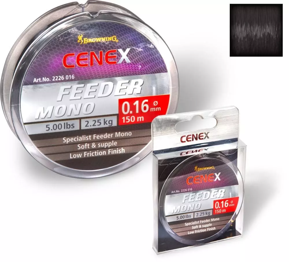 Browning Cenex Feeder Mono Black Nylon 150m 1 Browning Cenex Feeder Mono Black Nylon 150m