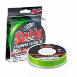 Sufix 832 Advanced Superline Neon Lime 250m Braided Line
