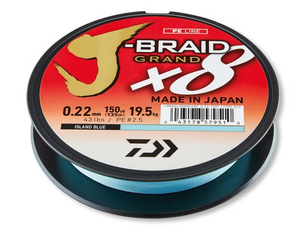 Daiwa J-Braid Grand X8E 135m IB (multiple Options) 1 Daiwa J-Braid Grand X8E 135m IB (multiple Options)