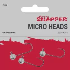 Korum Snapper Micro Heads Size 4 (3 Pieces)