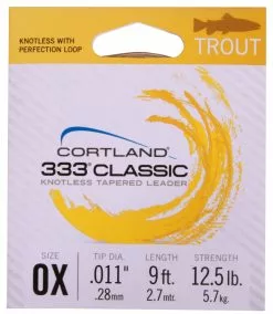 Cortland 333 Classic Tapered Leader