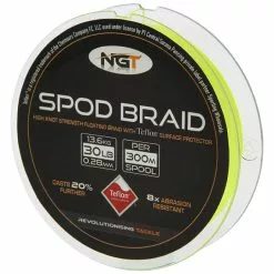 NGT Teflon Coated Floating Spod Braid 30 Lb 300 M Fluo Yellow