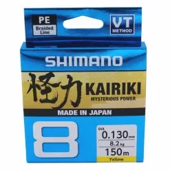 Shimano Kairiki 8 Braid 150 M, Yellow