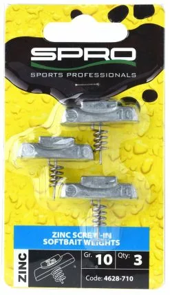 Spro Zinc Screw-In Softbait Weights (3 Pieces) 7 Spro Zinc Screw-In Softbait Weights (3 Pieces) -Line Elegant store da8408161d175e70