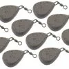 NGT Coated Camo Lead Flat Pear (10 Pieces)