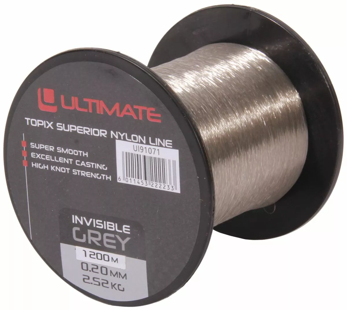 Ultimate Topix Nylon Invisible Grey, 1200m 1 Ultimate Topix Nylon Invisible Grey, 1200m